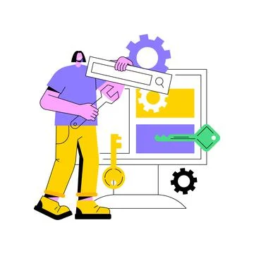 Content marketing abstract concept vector illustration. Stock Illustration