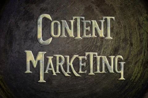 Content marketing concept Stock Illustration