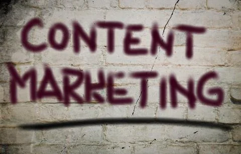 Content Marketing Concept Stock Illustration