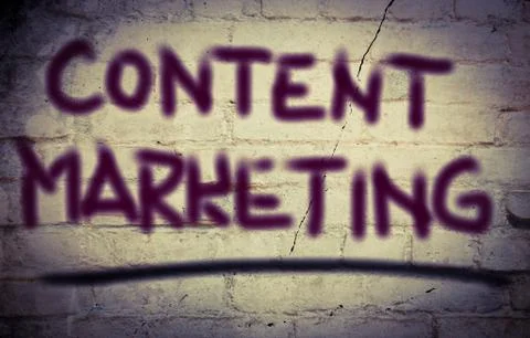 Content Marketing Concept Stock Illustration