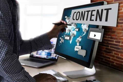 Content marketing Content Data Blogging Media Publication Information Vision Fotos Stock