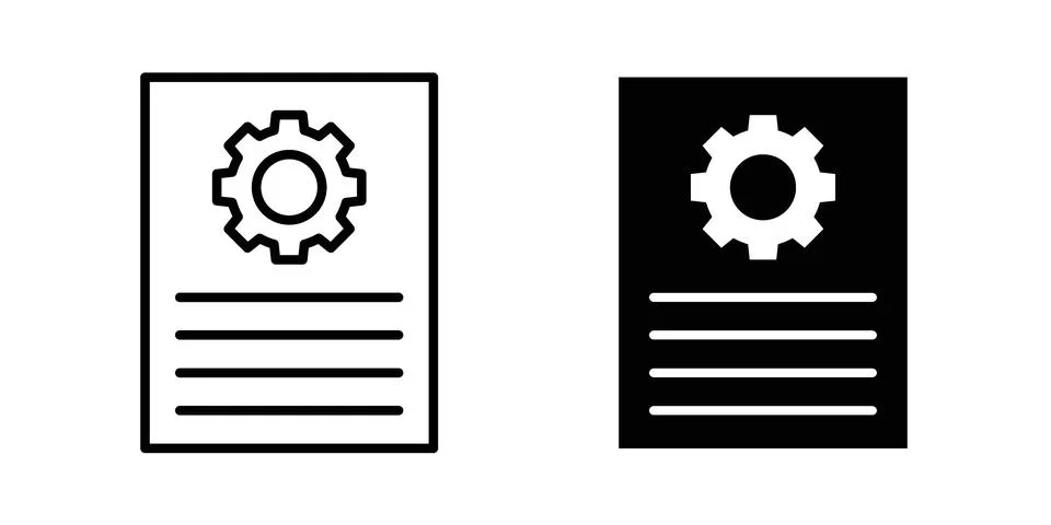Content marketing icon for web projects Illustrazione stock