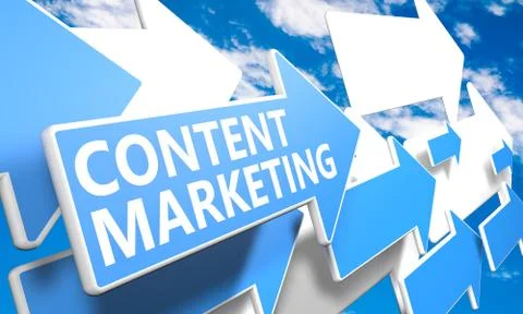 Content marketing Stock Illustration