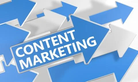 Content marketing Stock Illustration