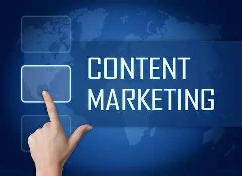 Content marketing Stock Illustration