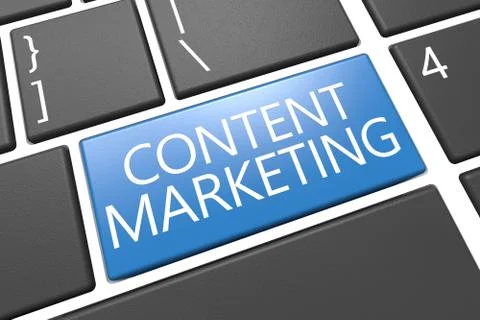 Content marketing Stock Illustration
