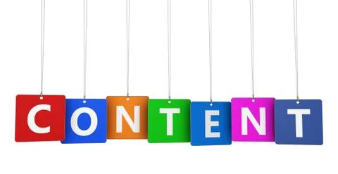 Content Marketing Stock Illustration