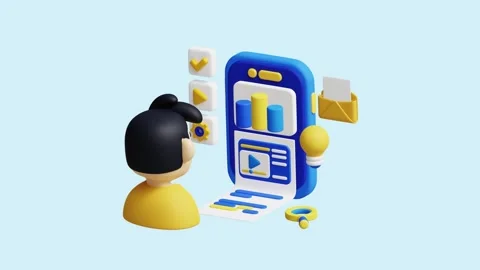 Content Marketing Plan 3D Animated Concept. Stock Footage 289454669