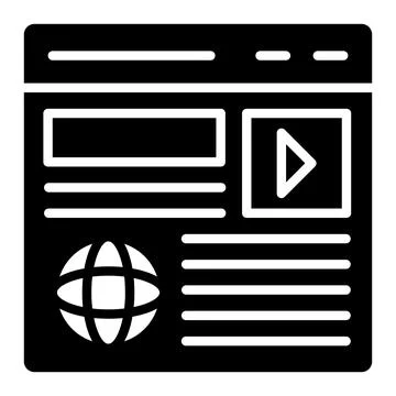 Content marketing Vector Icon Design Illustration Stock Illustration