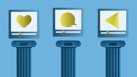 Content pillar Stock Footage 294084824