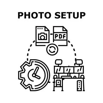 Content preparation and media project management process 스톡 일러스트