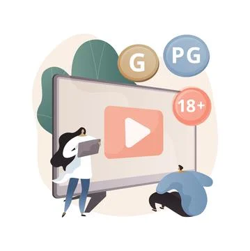 Content rating abstract concept vector illustration. Stock Illustration