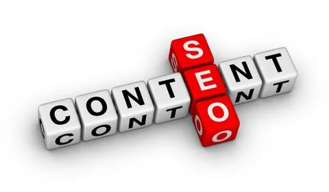 Content seo Stock Illustration