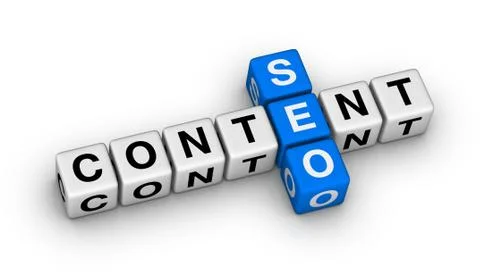 Content seo Stock Illustration
