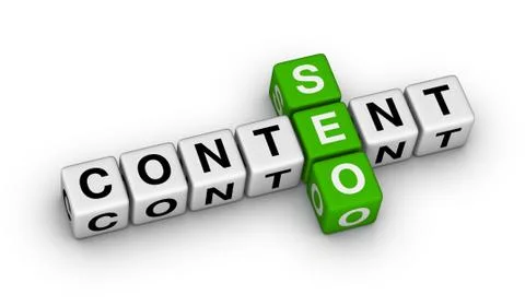 Content seo Stock Illustration