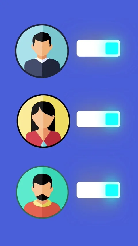 Content sharing,privacy concept animation Stock Footage 320278133