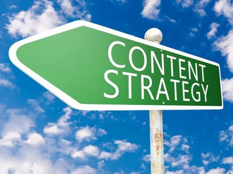 Content Strategy Stock Illustration