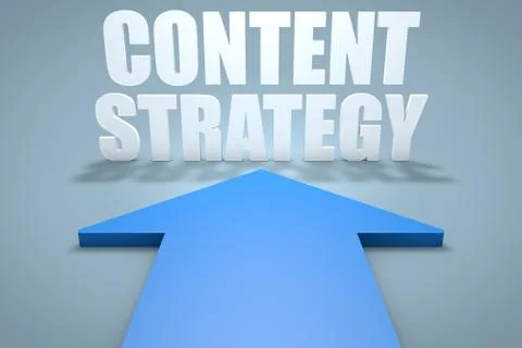 Content Strategy Stock Illustration