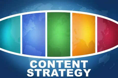Content Strategy Stock Illustration