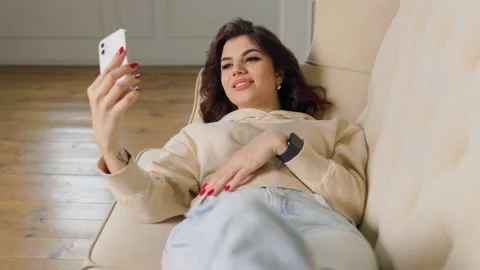 Content Student Multitasking at Home Stock Footage 234135568