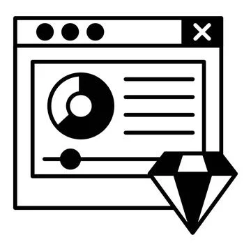 Content Value Dualtone Icon Stock Illustration
