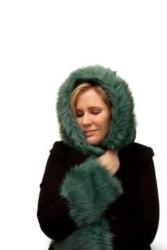 Content winter model Stock Photos