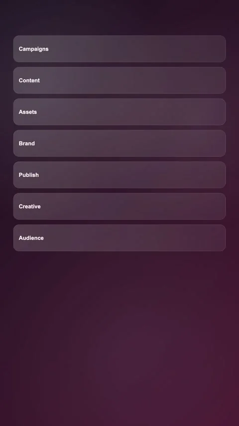 Content Workflow Console Premium Gradient SaaS Interface Vertical Animation Stock Footage 345154582