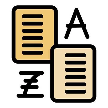 Content writing, editing, and proofreading process for documents Stock Illustration