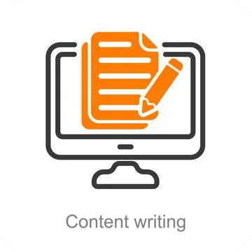 Content writing Stock Illustration