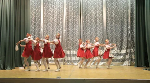Contest children's dance groups 스톡 동영상 29662255