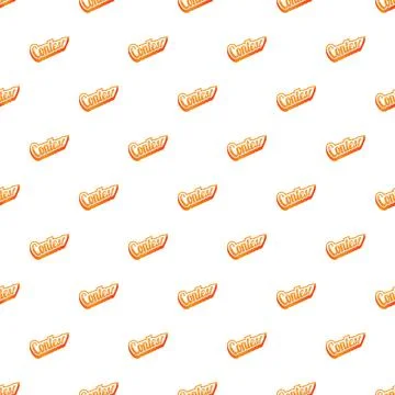 Contest word repeat pattern on white background Illustrazione stock