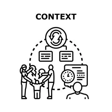 Context analysis for understanding situations and information イラスト素材