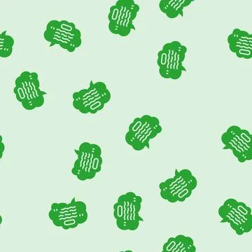 Context bubble nlp glyph seamless pattern イラスト素材
