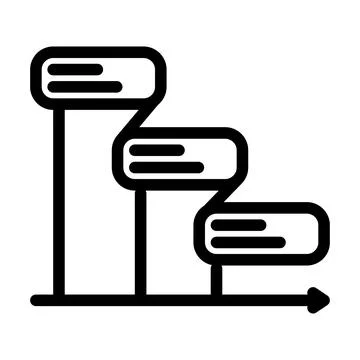 Context switching time management line icon vector illustration Illustration