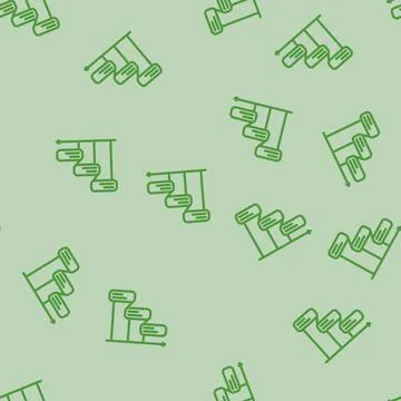 Context switching time management line vector seamless pattern Illustration