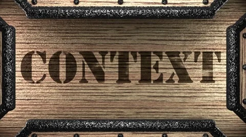 Context on wooden stamp Vidéo 8651275