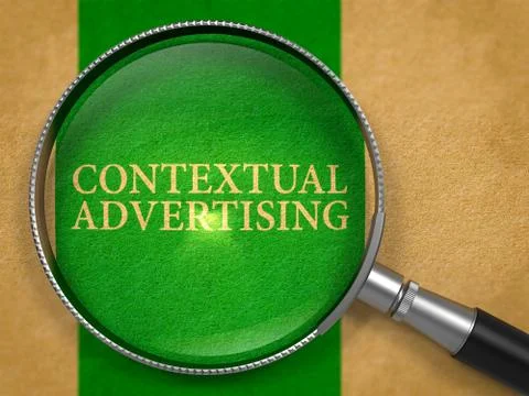 Contextual Advertising through Lens on Old Paper Stock Illustration