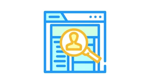 Contextual inquiry ux ui design color icon animation 動画素材 327264424