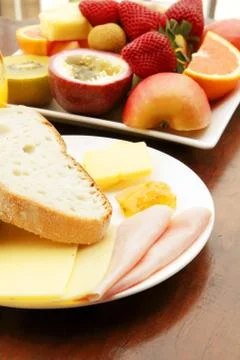 Continental breakfast Stock Illustration