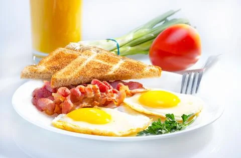 Continental breakfast. Stock Photos