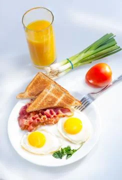Continental breakfast. Stock Photos