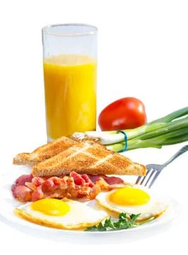 Continental breakfast. Stock Photos