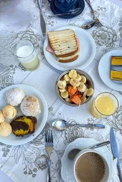 Continental breakfast Stock Photos