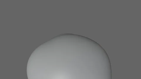 Continually flowing graphic matter. Liquid objects in smooth movement. Stock Footage 126907275