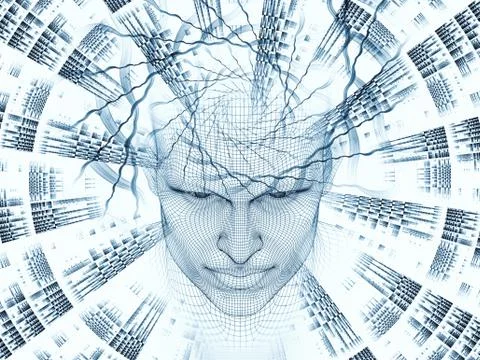 The Continuation of the Mind 스톡 일러스트