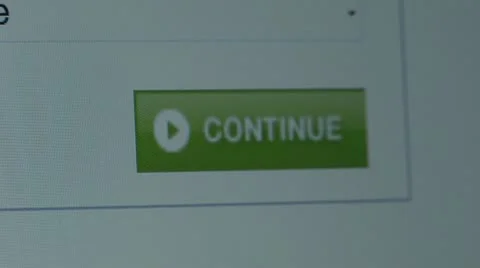 "Continue" button. Internet Shopping. Stock Footage 10763294