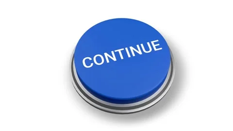 Continue Button pressing on white screen Stock Footage 256399272