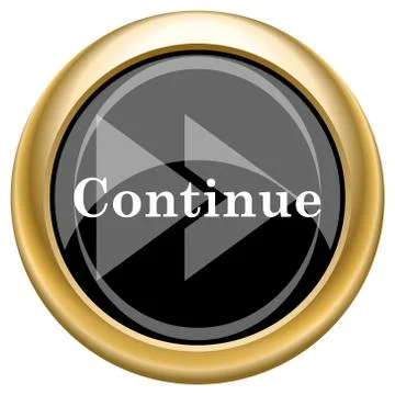 Continue icon 스톡 일러스트