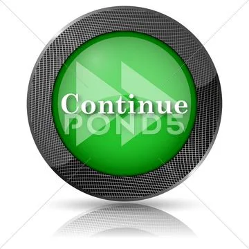 Continue icon Stock Illustration