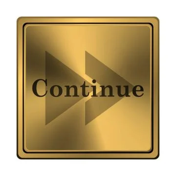 Continue icon Illustrazione stock